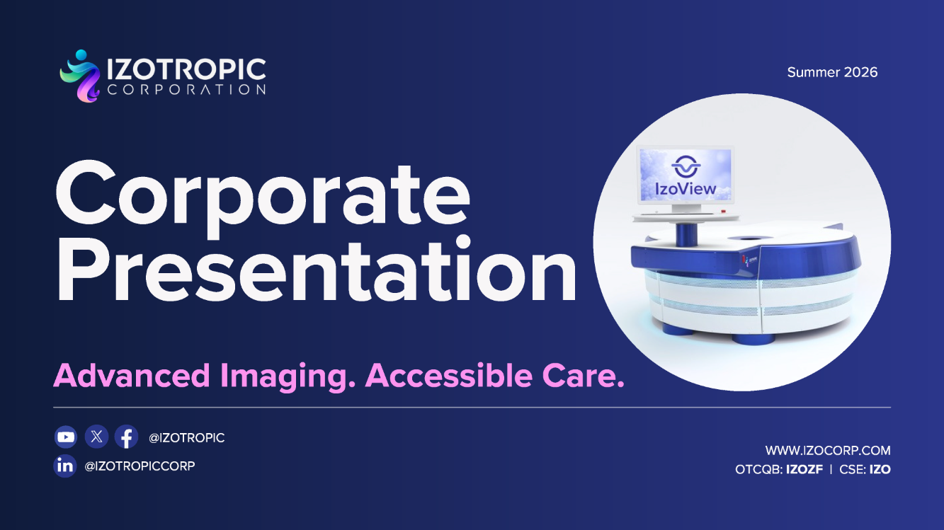 Izotropic's IzoView Breast CT Corporate Presentation